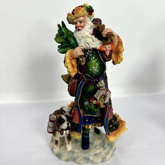 Lot 2 Roman Inc Galleria Lucchese Swiss Spanish Legend Santa 1997 VTG Christmas - Picture 8 of 16